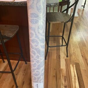 Brand new 4*6 blue and white rug